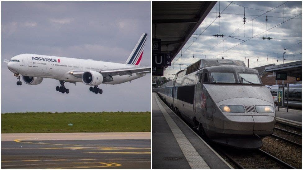 Francia: vietati i voli nazionali a corto raggio. Meglio il treno