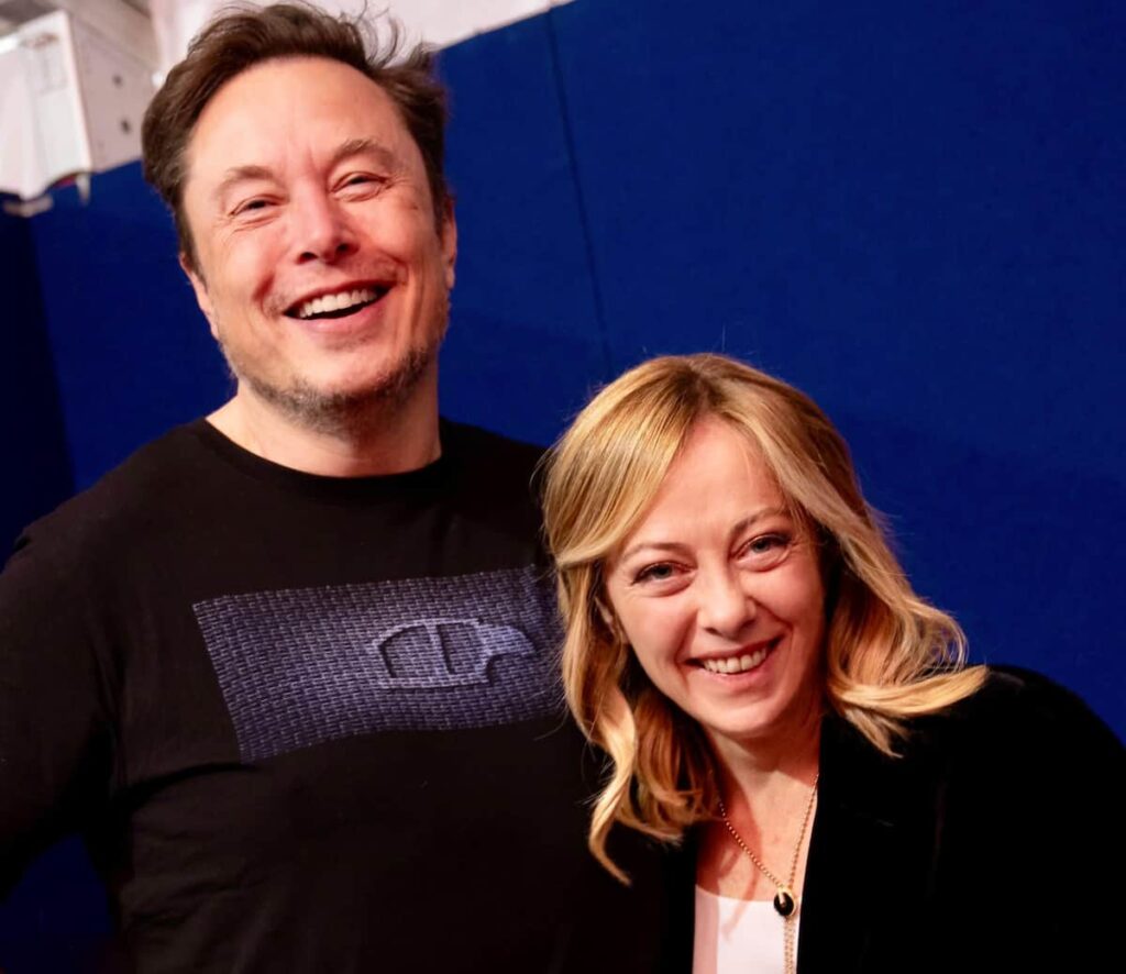 Elon Musk a Atreju