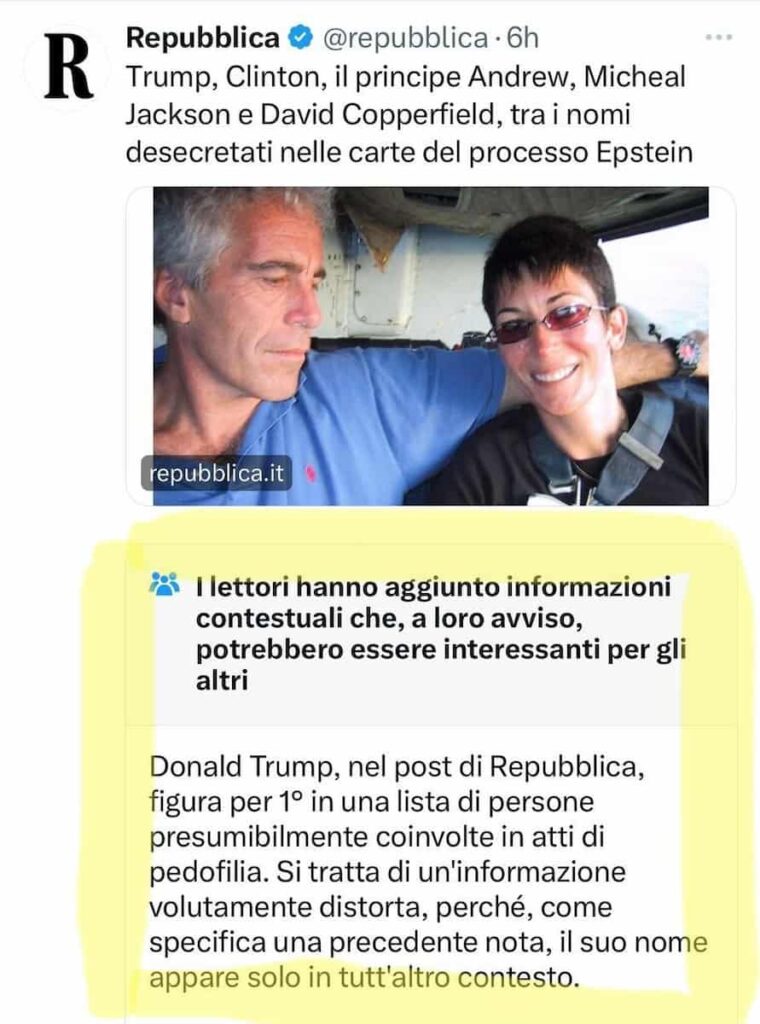 caso Epstein | Expresión - Il Blog di Maria Cattini