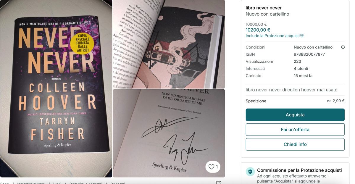 Lo strano fenomeno dei libri su Vinted a 30mila euro Libri Vinted
