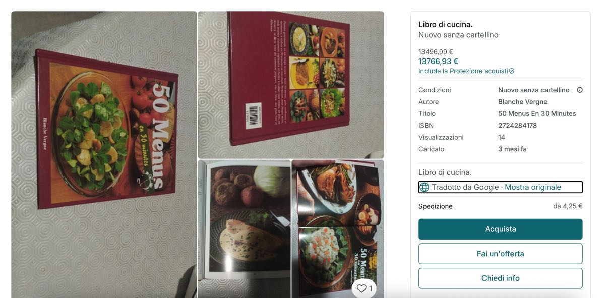 Lo strano fenomeno dei libri su Vinted a 30mila euro Libri Vinted
