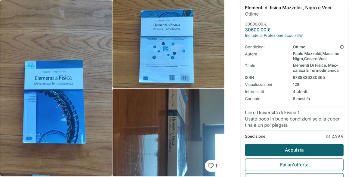 Lo strano fenomeno dei libri su Vinted a 30mila euro Libri Vinted