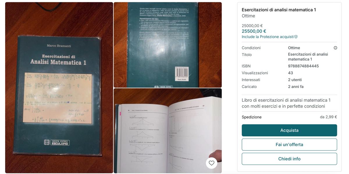 Lo strano fenomeno dei libri su Vinted a 30mila euro Libri Vinted