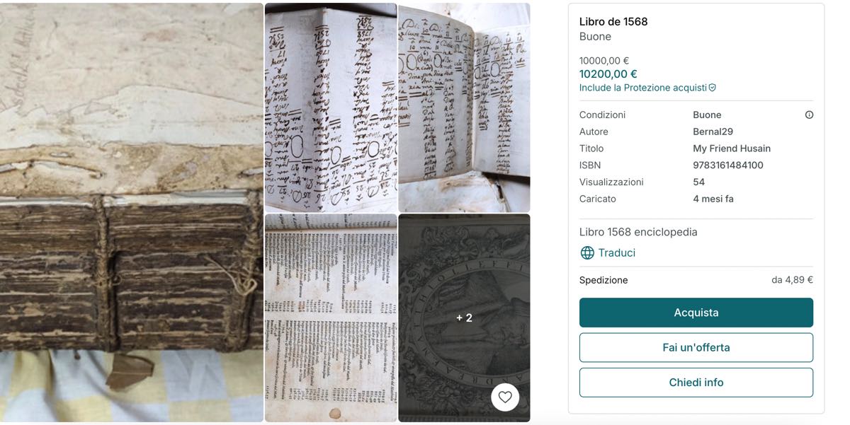 Lo strano fenomeno dei libri su Vinted a 30mila euro Libri Vinted