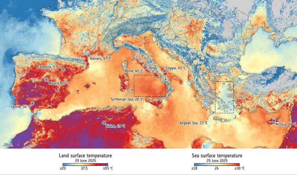 L'Europa sotto assedio: Quando il calore diventa emergenza L'Europa sotto assedio ondata di calore
